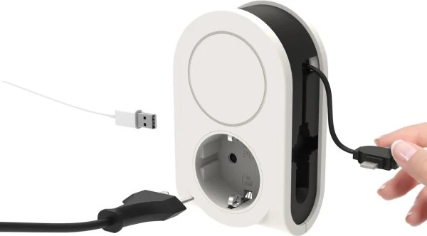 REV Ritter USB-Ladegerät Flex 3 in 1 weiß/schwarz