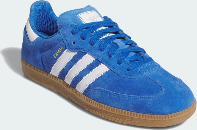 adidas Samba ADV blue bird/cloud white/gold metallic