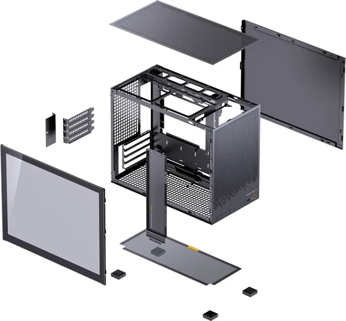 Jonsbo D32 STD Black, Glasfenster