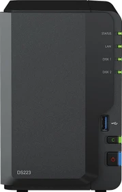 Synology DiskStation DS223, 2GB RAM, 1x RJ-45 1000Base-T, 3x USB-A 3.0