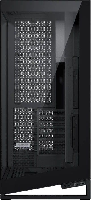 Phanteks NV9 Satin Black, schwarz, Glasfenster