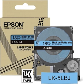 Epson LK-5LBJ Beschriftungsband, 18mm, schwarz/blau
