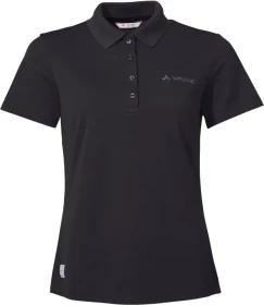 Vaude Essential Poloshirt kurzarm schwarz (Damen)