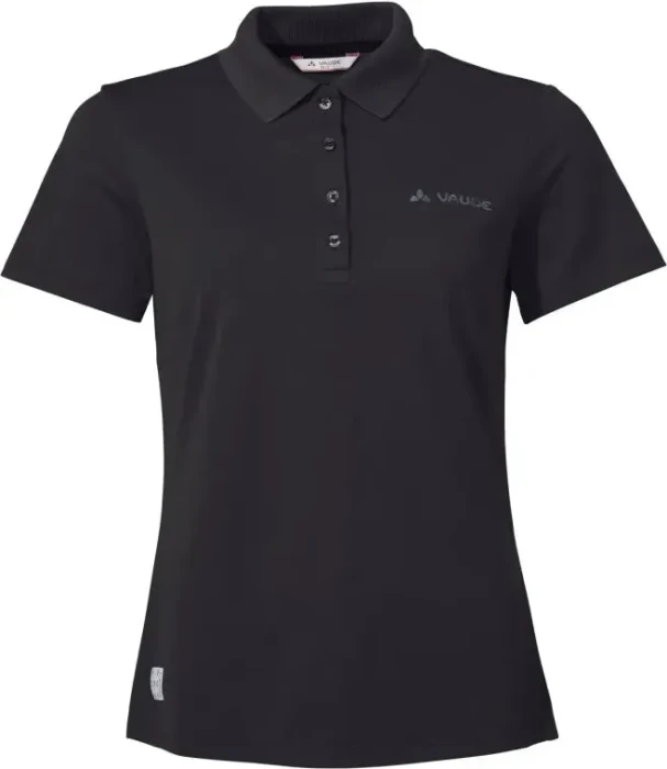 Vaude Essential Poloshirt kurzarm schwarz (Damen)