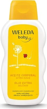 Weleda Calendula Baby & Kind Pflegeöl mit zartem Duft, 200ml