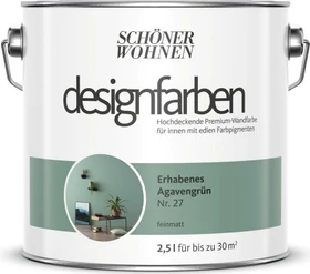 Schöner Wohnen Designfarben innen erhabenes agavengrünmatt, 2.5l