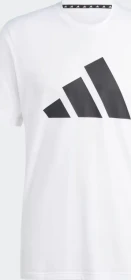 adidas Train Essentials Feelready Logo Funktionsshirt kurzarm weiß/schwarz (Herren)