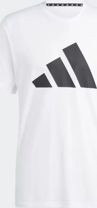 adidas Train Essentials Feelready Logo Funktionsshirt kurzarm weiß/schwarz (Herren)