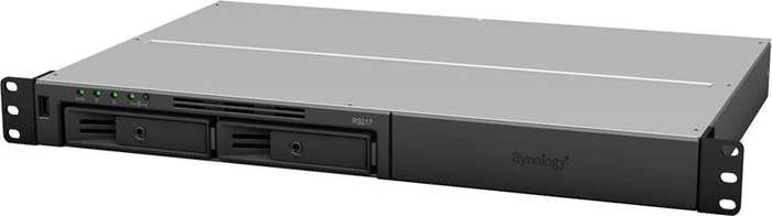 Synology RackStation RS217, 512MB RAM, 2x RJ-45 1000Base-T, 2x USB 3.0, 1HE