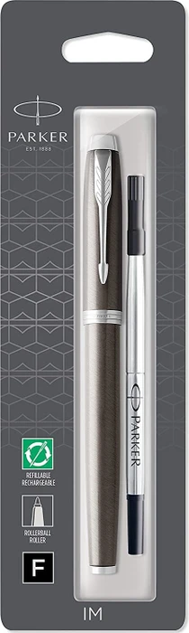 Parker IM Tintenroller (Mine) dark espresso/chrome trim, Blister