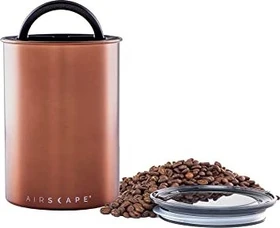 Airscape Kaffeedose mittel Aufbewahrungsbehälter kupfer gebürstet