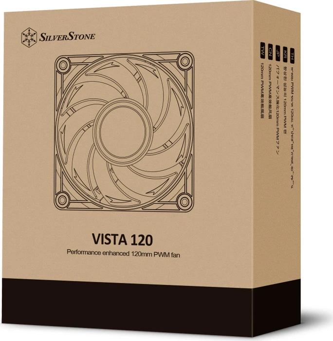 SilverStone Vista 120 schwarz, 120mm