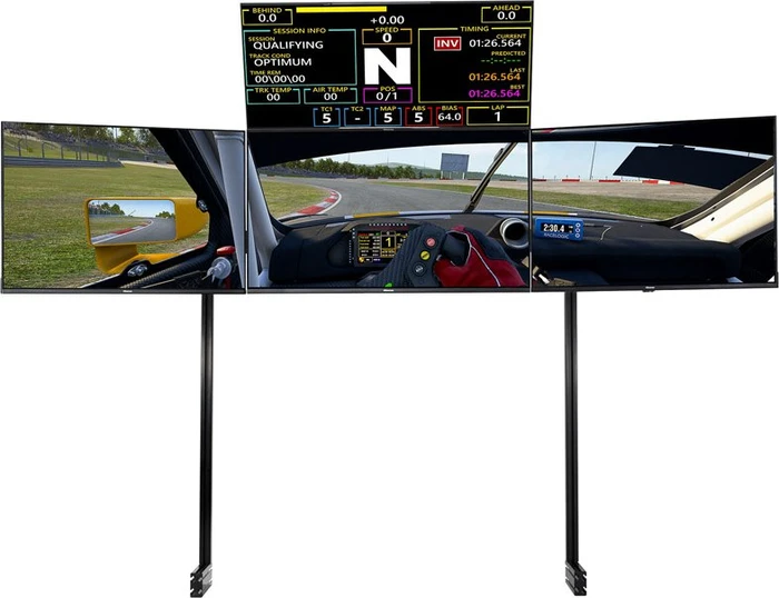 Next Level Racing Elite Quad Monitor Stand Black Edition