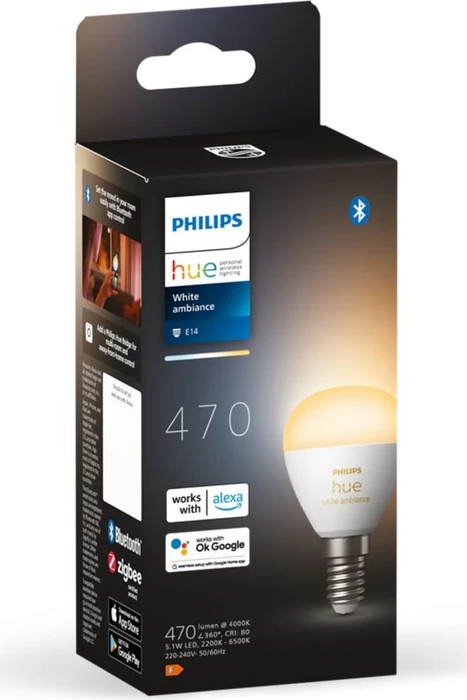 Philips Hue White Ambiance 470 LED-Bulb E14 5.1W