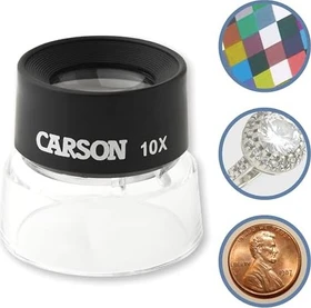 Carson LumiLoupe LL 10 schwarz