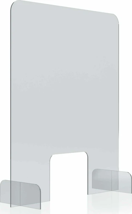 Magnetoplan Hygieneschutz Thekenaufsatz Acryl-Hygienewand, transparent, 70x85cm