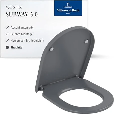 Villeroy & Boch Subway 3.0 WC-Sitz mit SoftClosing, QuickRelease