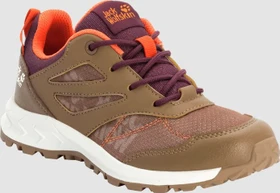 Jack Wolfskin Woodland Low sand/dark red (Junior)
