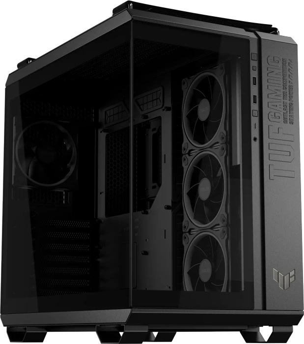 ASUS TUF Gaming GT502 Horizon TG ARGB Black, Glasfenster