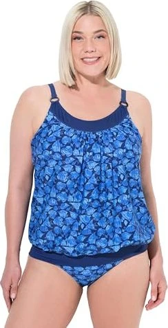Ulla Popken Fische Tankini-Set dark indigo (Damen)