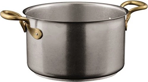 Sambonet 1965 Vintage Edelstahl matt 18/10 Bratentopf ohne Deckel 24cm 3.7l