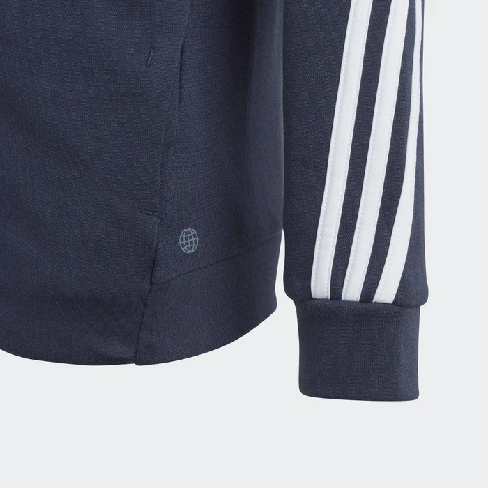 adidas Future Icons 3-Streifen Hoodie legend ink/white (Junior)