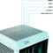 Thermaltake Toughline T200A, türkis, Ryzen 7 7800X3D, 32GB RAM, 1TB SSD, Radeon RX 7900 XT Vorschaubild