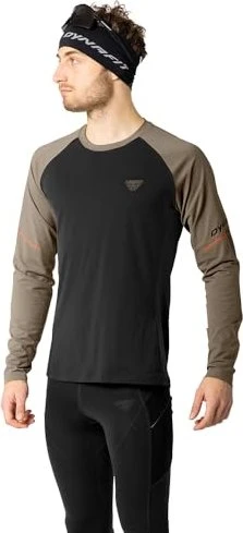 Dynafit Alpine Pro Laufshirt langarm fallen rock/black out melange (Herren)