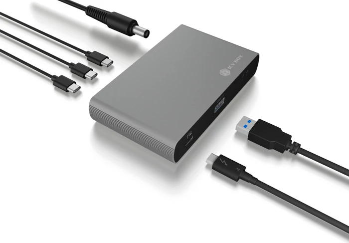 RaidSonic Icy Box IB-HUB801-TB4 Thunderbolt Hub, Thunderbolt 4 [Buchse]