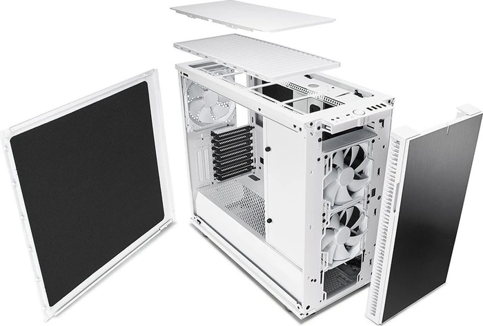 Fractal Design Define R6 USB-C White, schallgedämmt