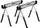 Metabo MAB 82 Arbeitsbock, 2 Stück (626990000)