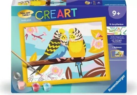 Ravensburger Malen nach Zahlen CreArt Bunte Wellensittiche