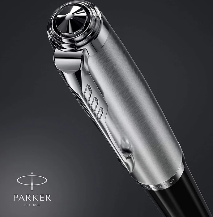 Parker 51 Kugelschreiber black resin/chrome trim, Geschenkbox