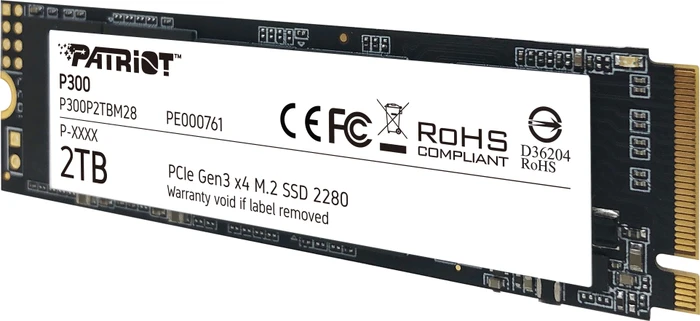 Patriot P300 2TB, M.2 2280 / M-Key / PCIe 3.0 x4