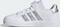 adidas Grand Court Court Elastic Lace and Top Strap cloud white/matte silver (Junior) Vorschaubild