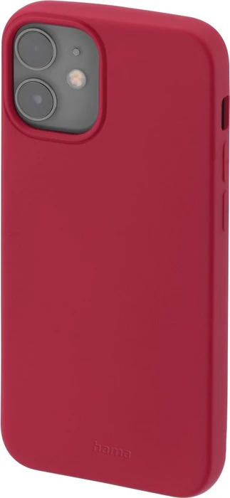 Hama Cover Finest Feel für Apple iPhone 12 Mini rot