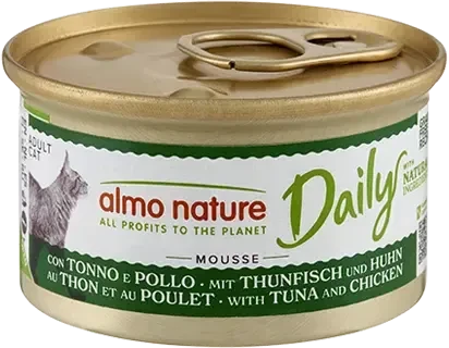 almo nature Daily Cats, Mousse mit Thunfisch und Huhn, 2.04kg (24x 85g)