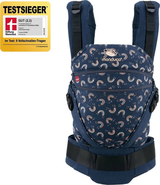 Manduca XT Cotton Babytrage grey-orange