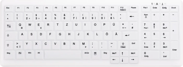 Cherry ACTIVE KEY MTA AK-C7000 Wechselmembran DE-Layout weiß
