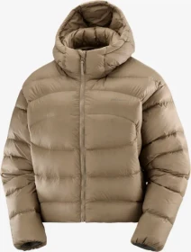 Salomon Outline Novelty Cropped Down Funktionsjacke shitake (Damen)
