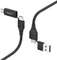 Hama 4in1 Multi-Ladekabel USB-C und USB-A - USB-C und Micro-USB 1.5m schwarz Vorschaubild