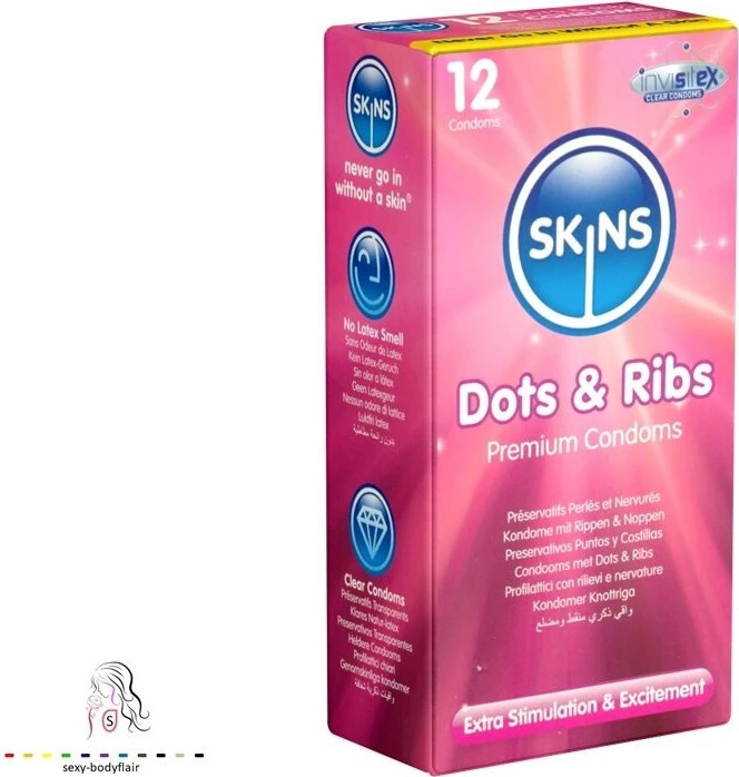 Skins Dots & Ribs, 12 Stück
