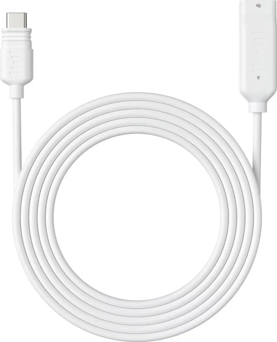 Solarpanel-Verlängerungskabel USB-C weiß, Weiß, 4,5m