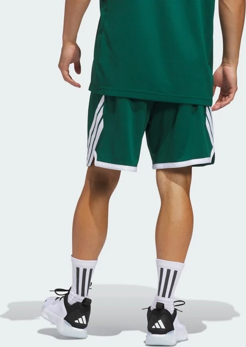 adidas 3G Speed Reversible Basketball Aeroready Trainingshose kurz team dark green/white (Herren)