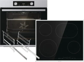 Gorenje Set Black Pepper SCX (BOS6737E13X + ECT643BX) Backofen-Set