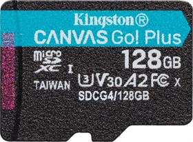 Kingston Canvas Go! Plus Gen4 R200 128GB, UHS-I U3, A2, Class 10