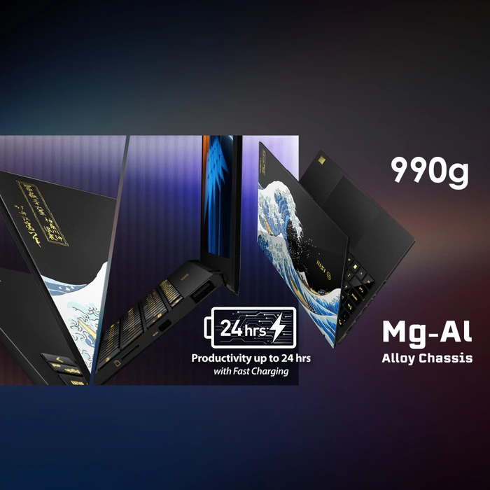 MSI Prestige 13 AI+ Ukiyoe Edition A2VMG-214, Stellar Gray, Core Ultra 9 288V, 32GB RAM, 2TB SSD, DE