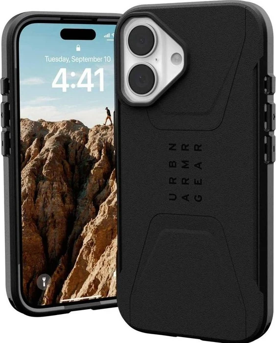 UAG Civilian Case für Apple iPhone 16 schwarz