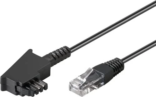 Wentronic Goobay TAE-F/RJ-45 Anschlusskabel, 15m