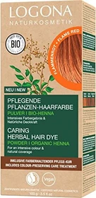 Logona Pflanzenhaarfarbe-Pulver flammenrot, 100g